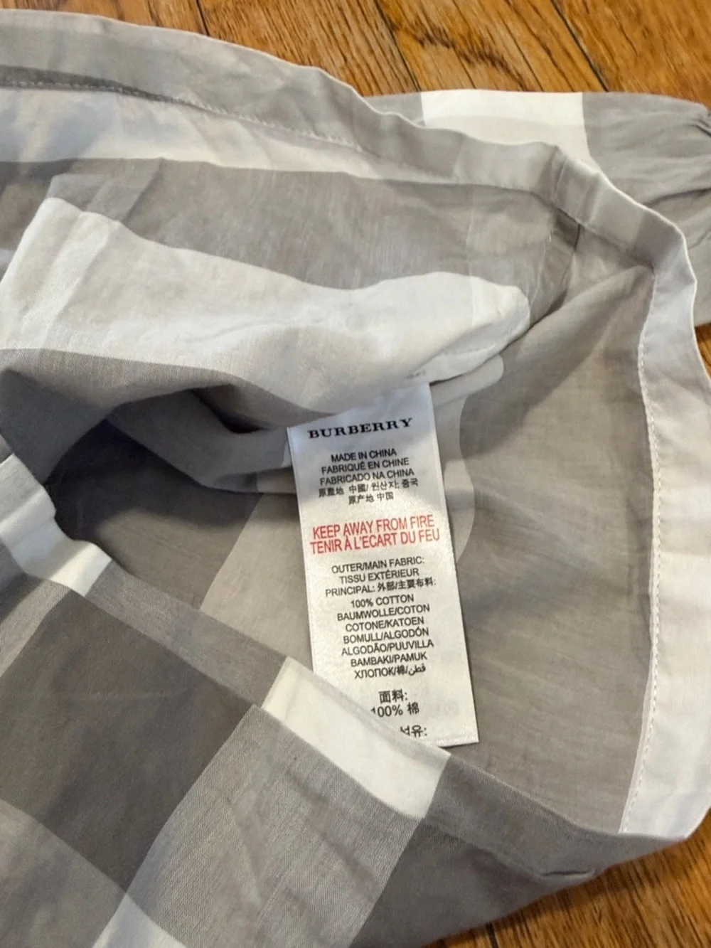 Burberry classic checked